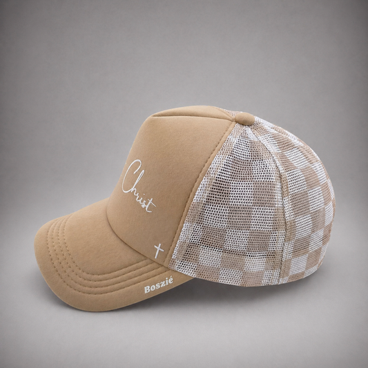 Baddie in Christ Checkered Hat